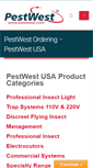 Mobile Screenshot of new.pestwestordering.com