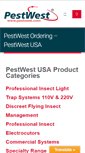 Mobile Screenshot of pestwestordering.com